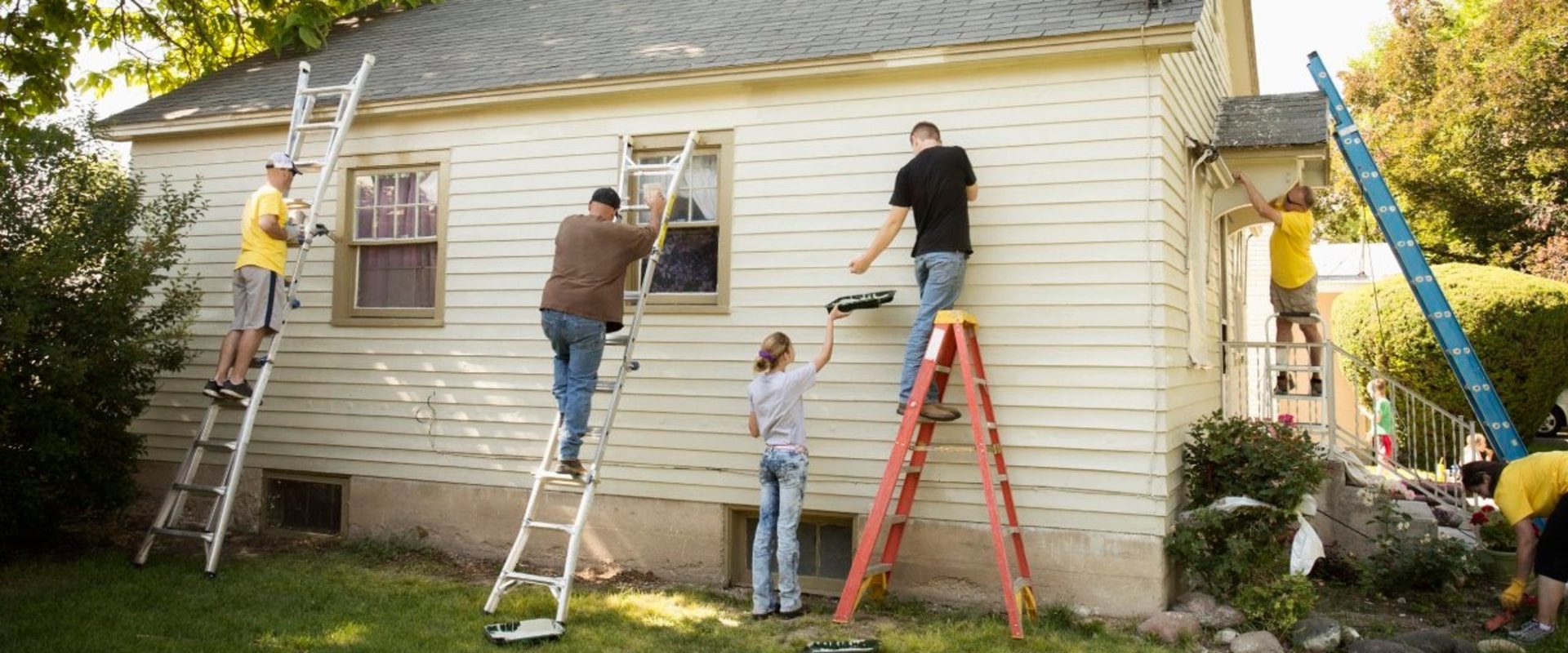 What is fixing up houses called?